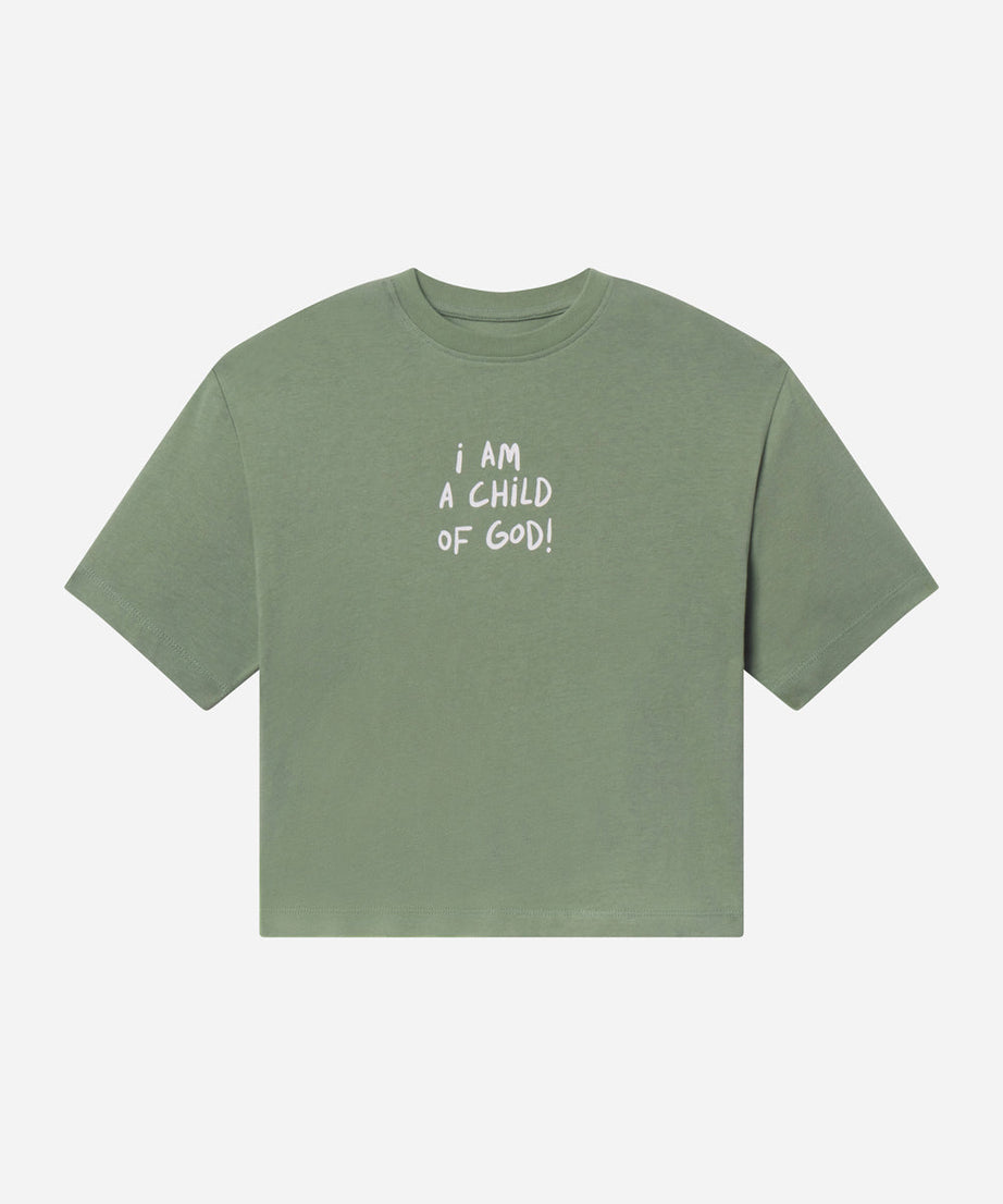 Child of God Cropped Women's Tee
