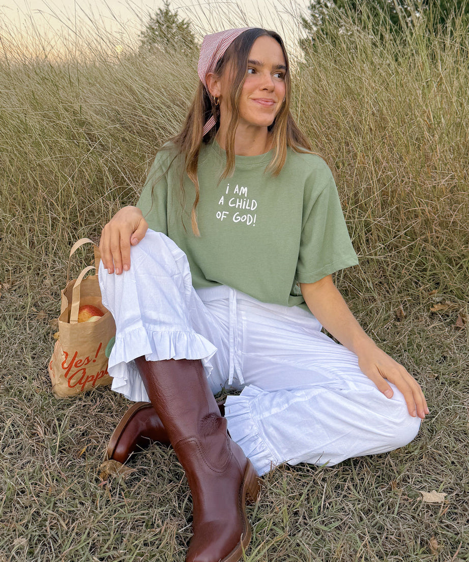 Child of God Cropped Women's Tee