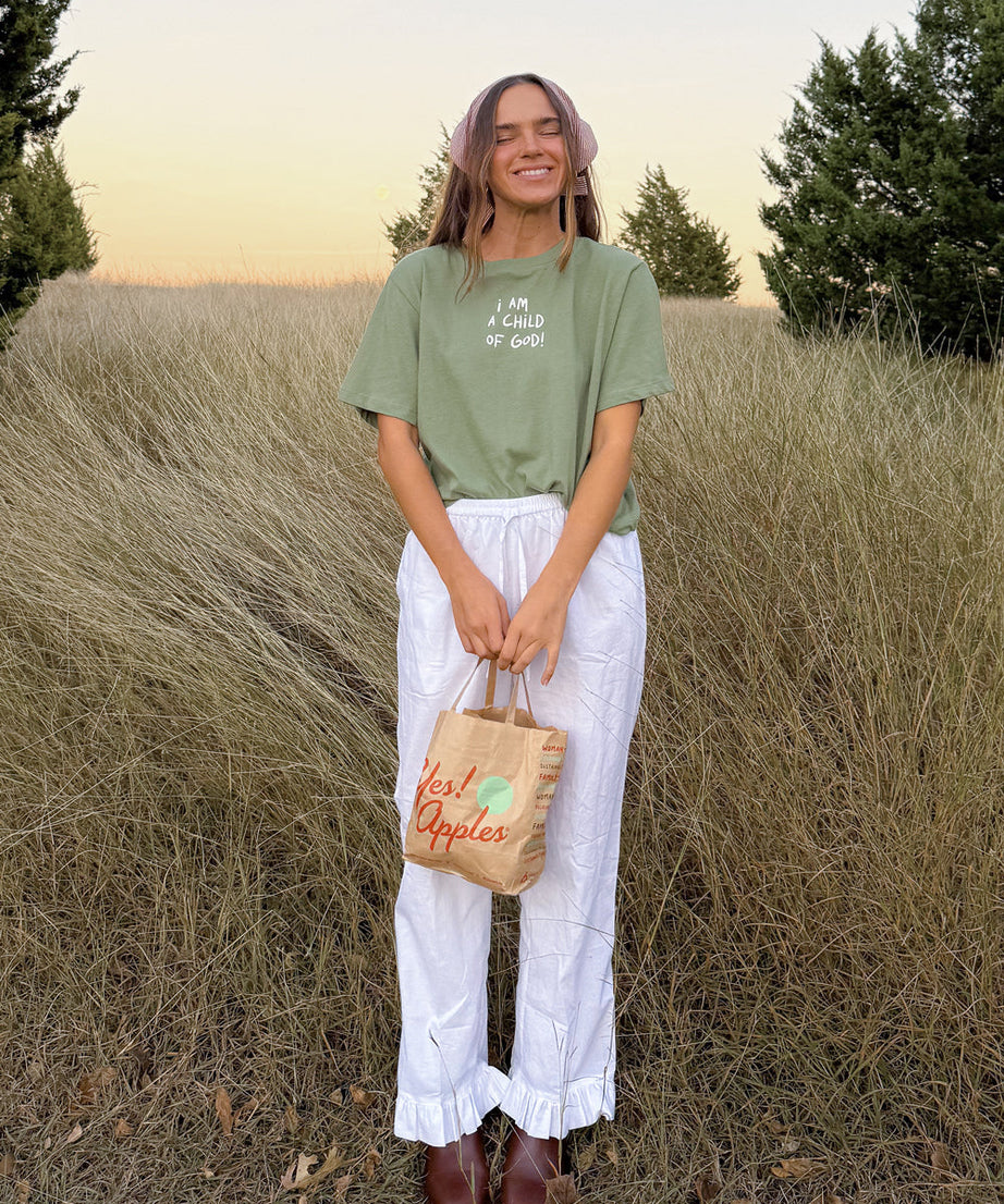 Child of God Cropped Women's Tee