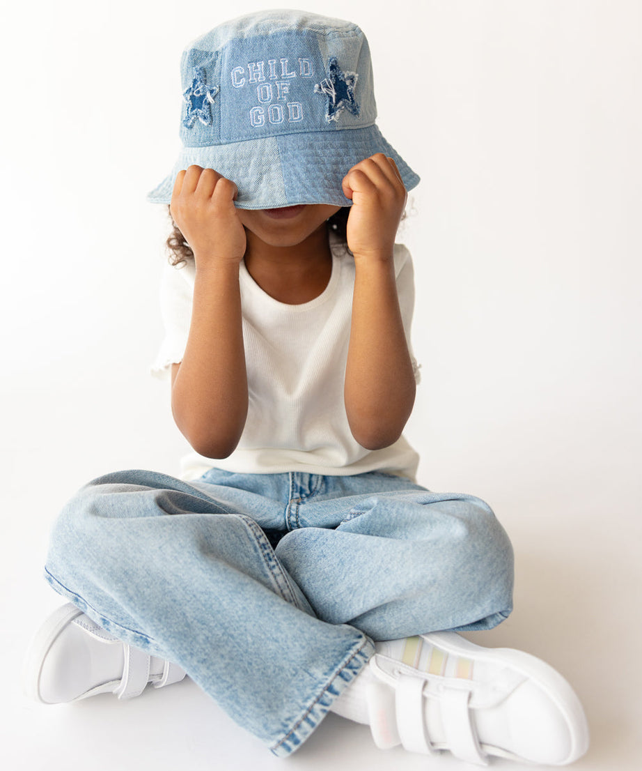 Child of God Jeans-Anglerhut für Kinder