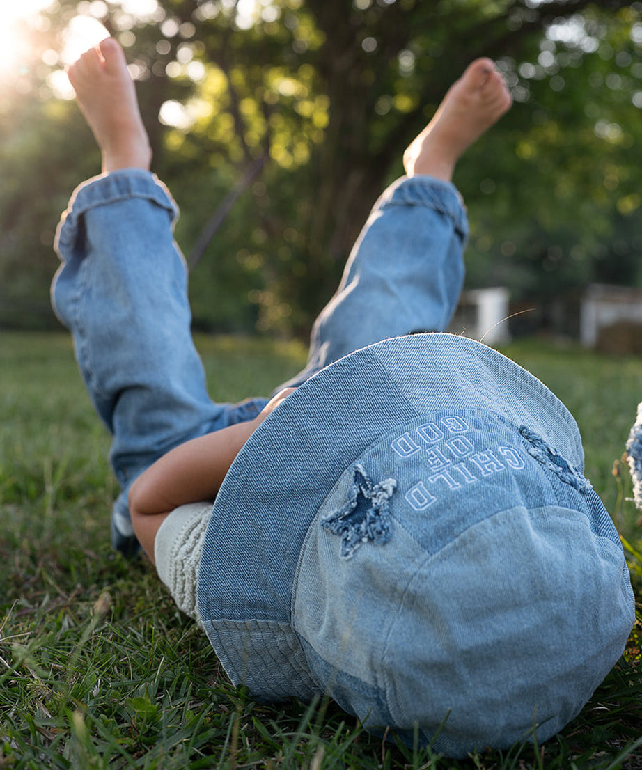 Child of God Jeans-Anglerhut für Kinder