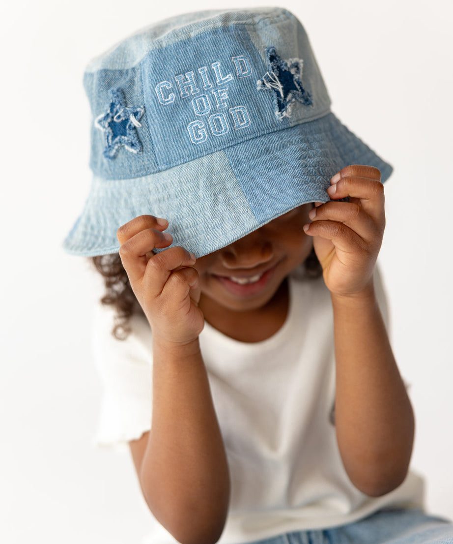 Child of God Jeans-Anglerhut für Kinder