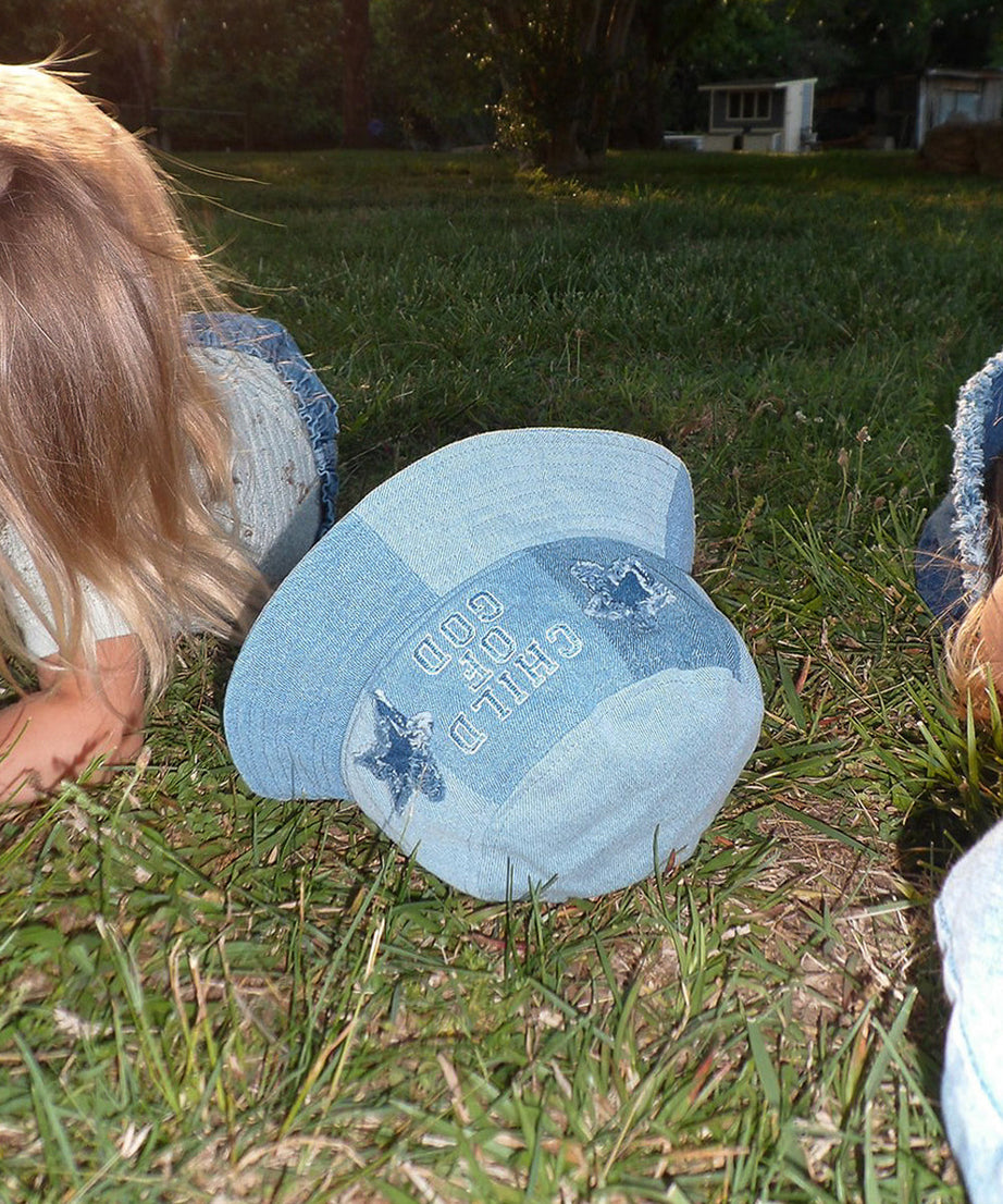 Child of God Jeans-Anglerhut für Kinder
