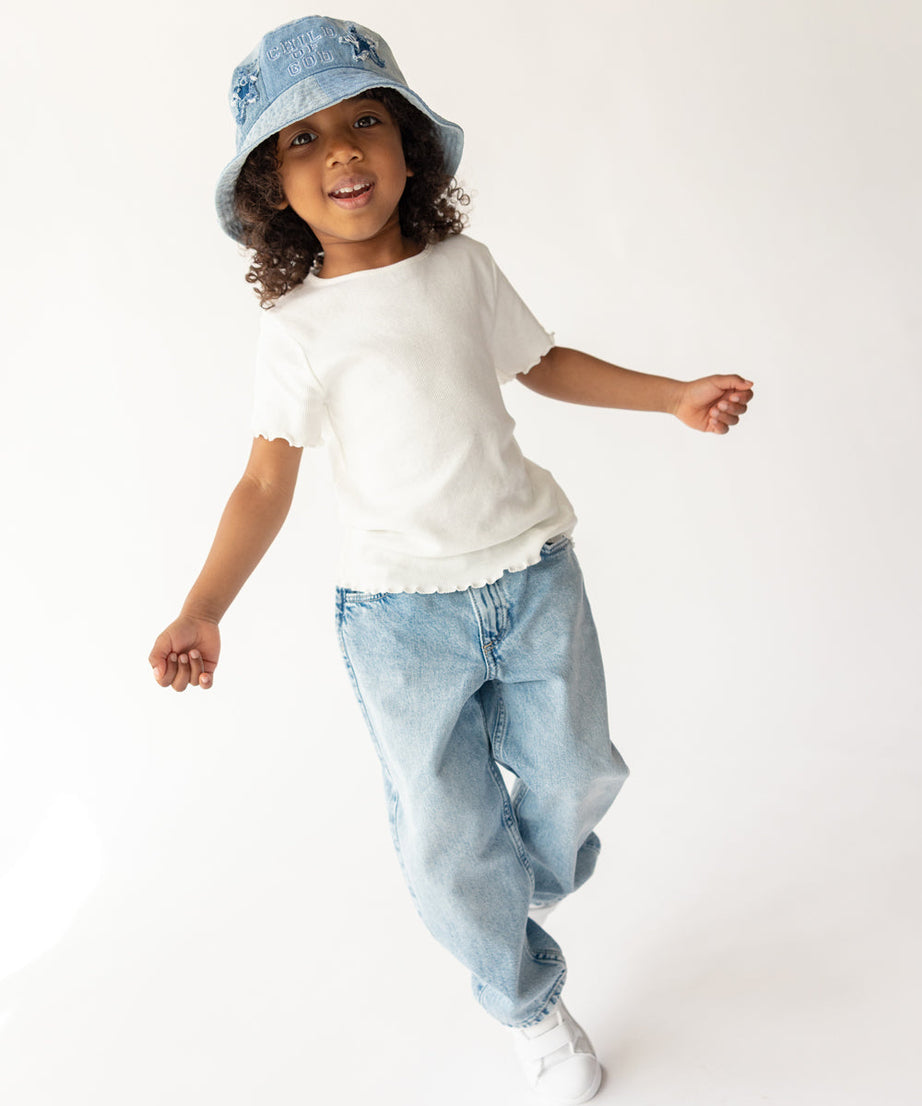 Child of God Jeans-Anglerhut für Kinder