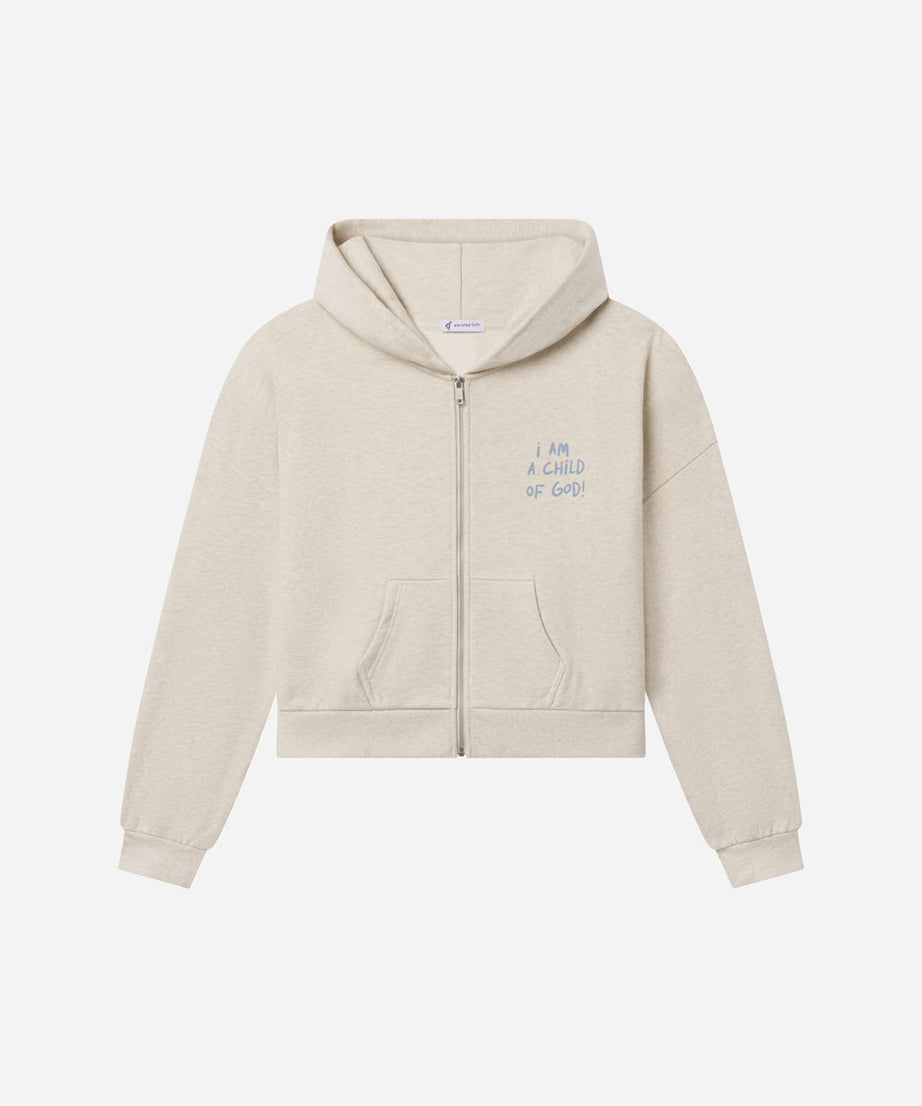 Child of God Eggshell Full-Zip Hoodie