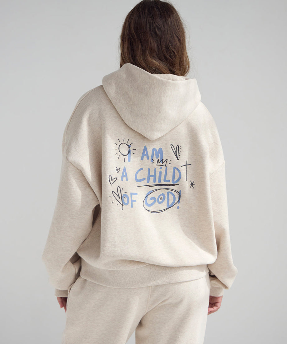 Child of God Eggshell Full-Zip Hoodie