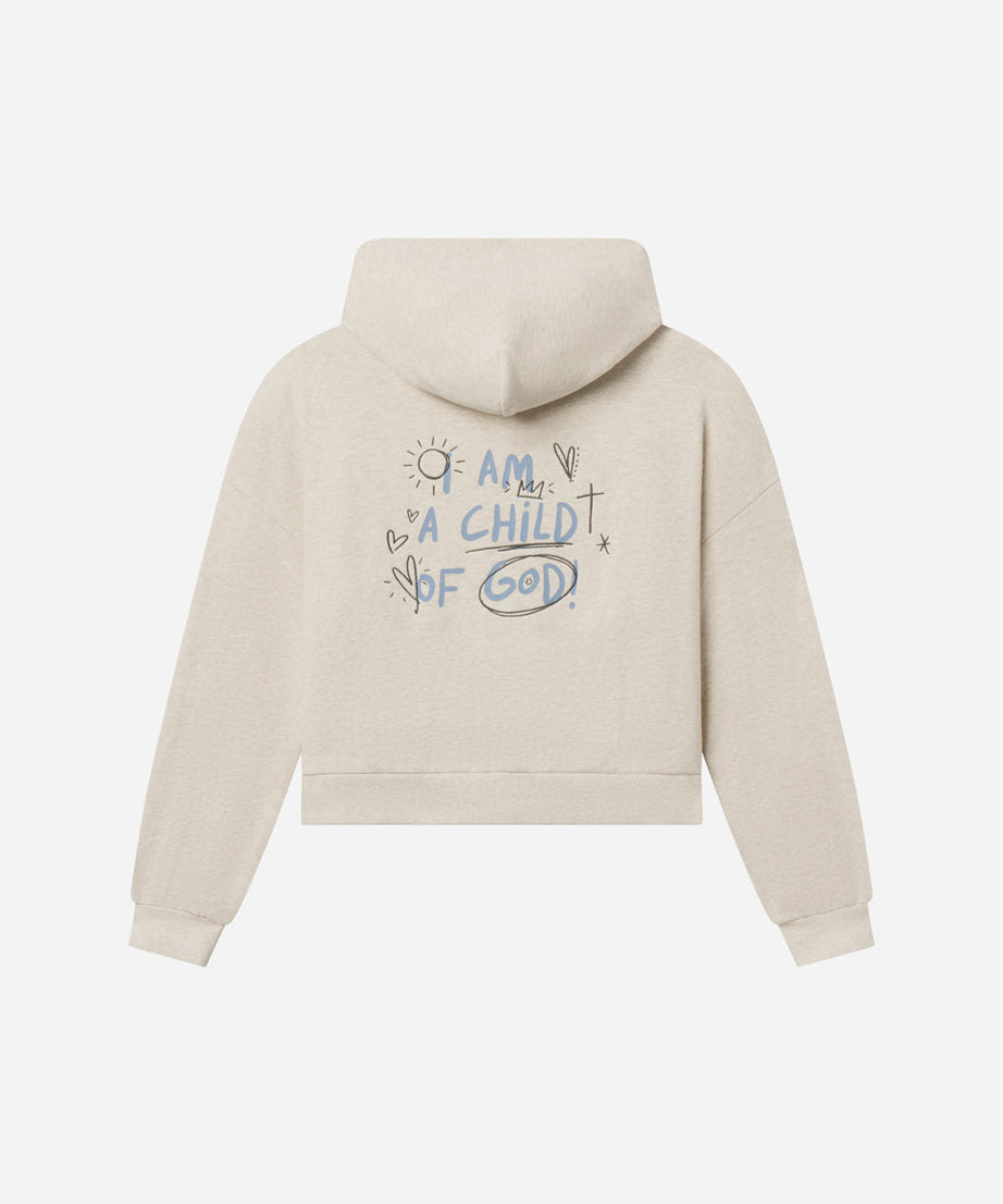 Child of God Eggshell Full-Zip Hoodie
