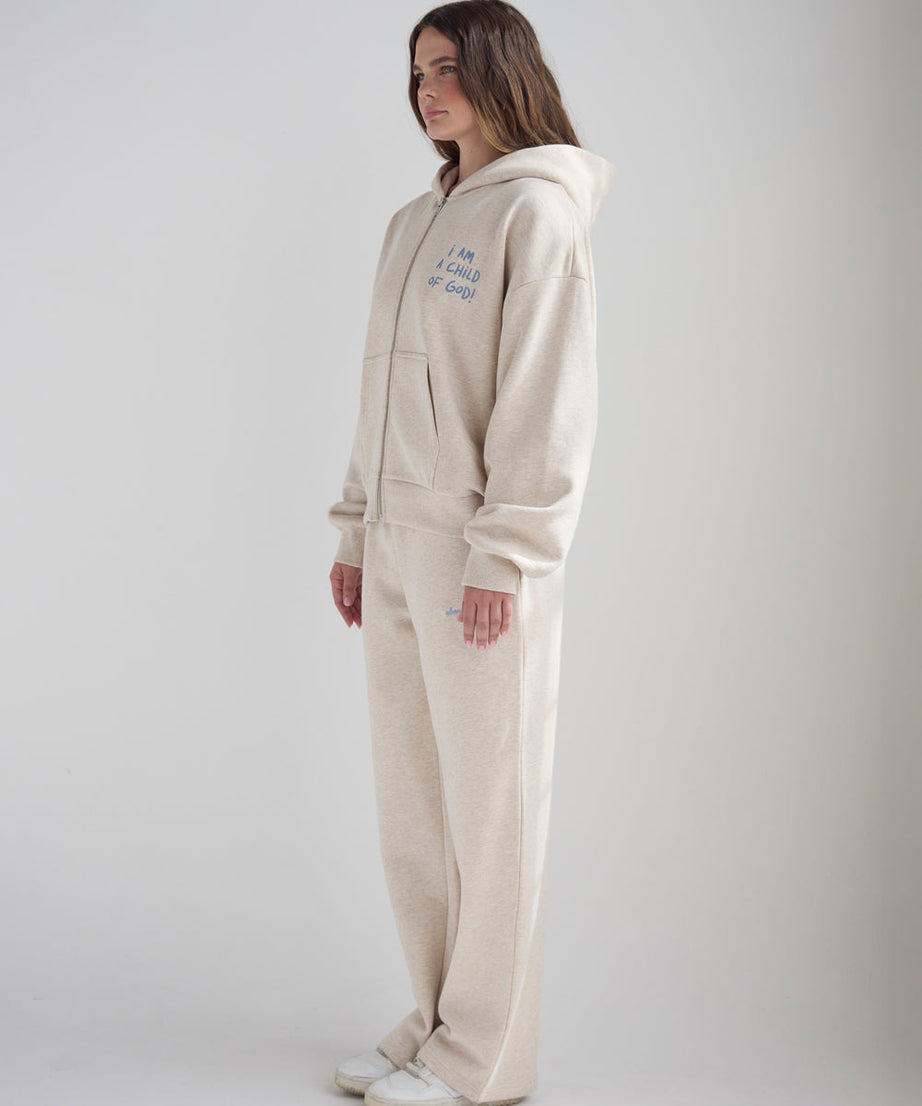 Child of God Eggshell Full-Zip Hoodie