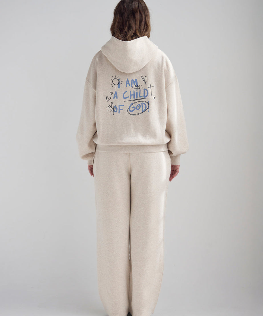 Child of God Eggshell Full-Zip Hoodie