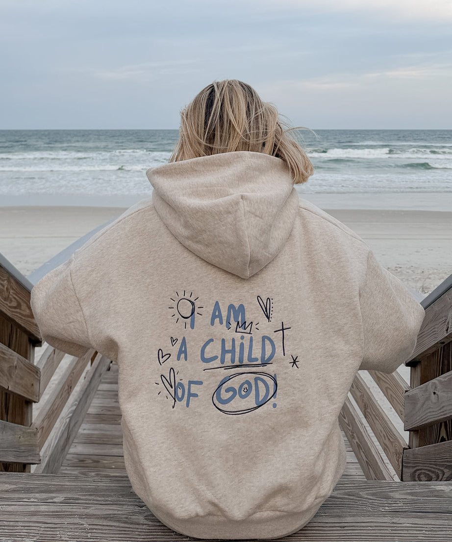 Child of God Eggshell Full-Zip Hoodie