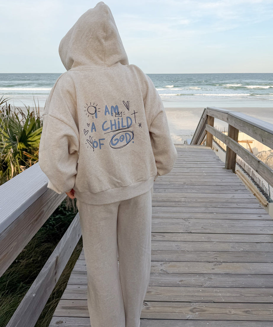 Child of God Eggshell Full-Zip Hoodie