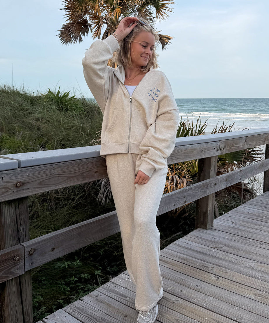 Child of God Eggshell Full-Zip Hoodie