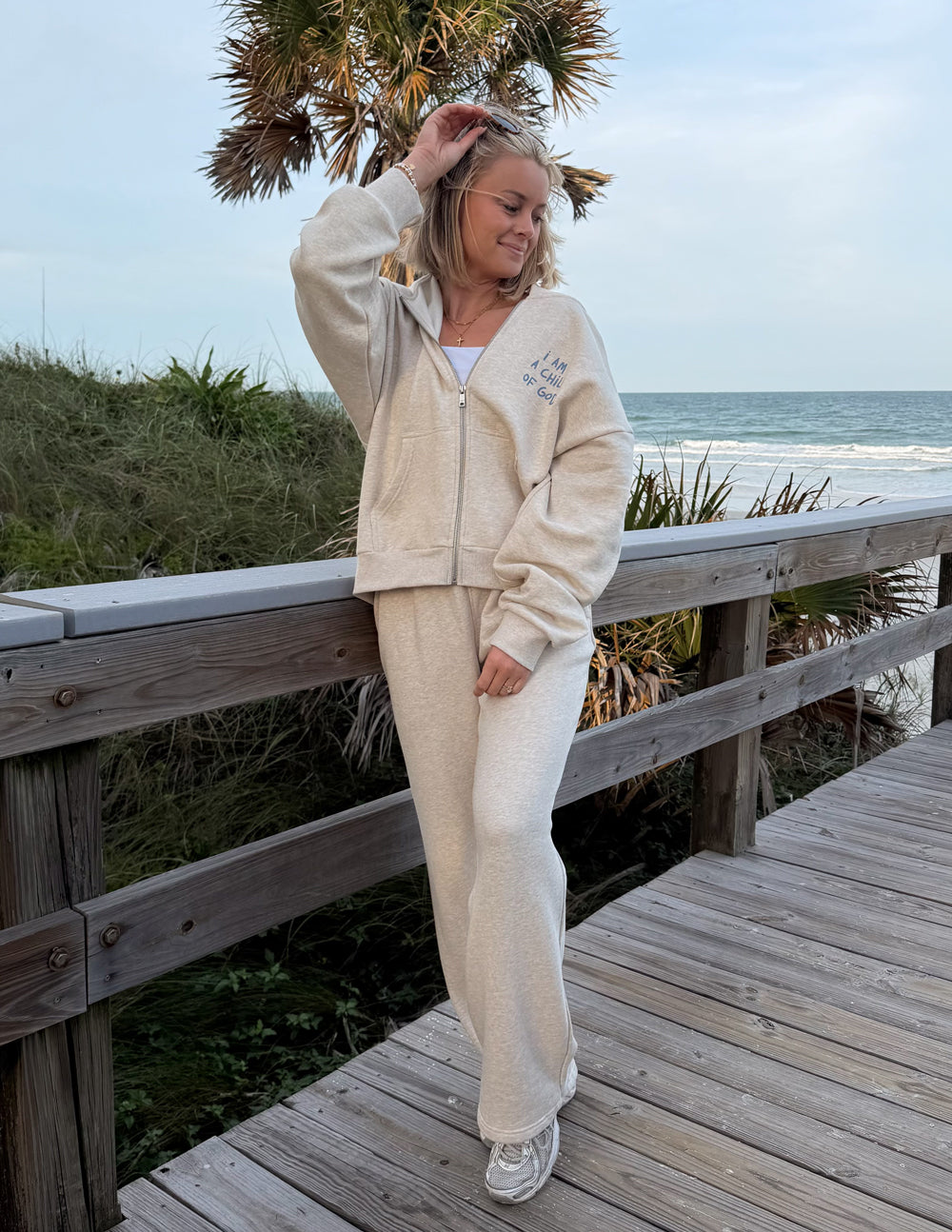 Child of God Eggshell Full-Zip Hoodie