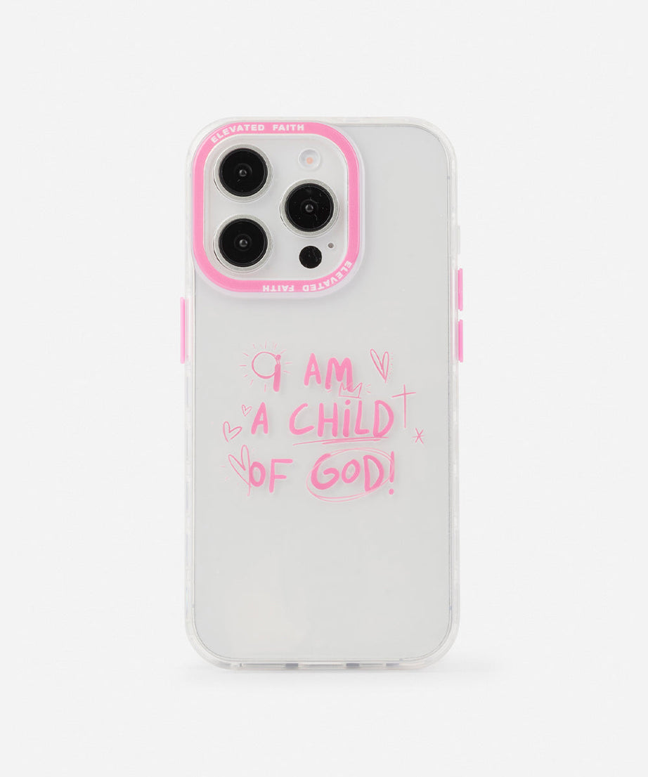 Handyhülle „Child of God“ in Pink