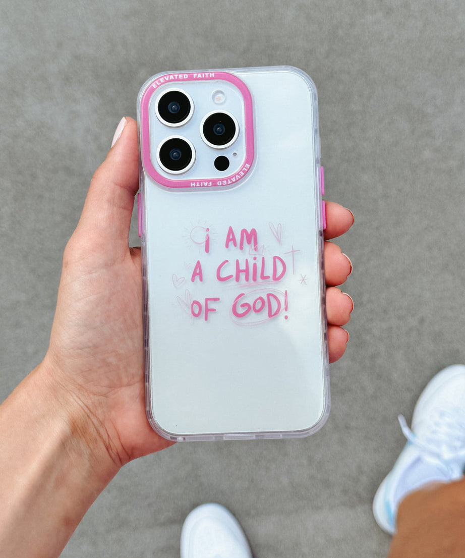Handyhülle „Child of God“ in Pink