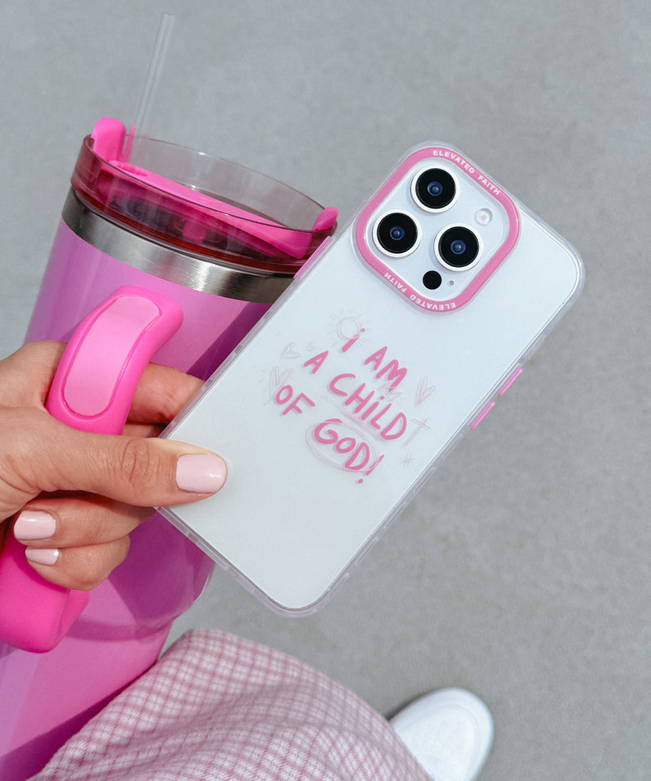 Handyhülle „Child of God“ in Pink