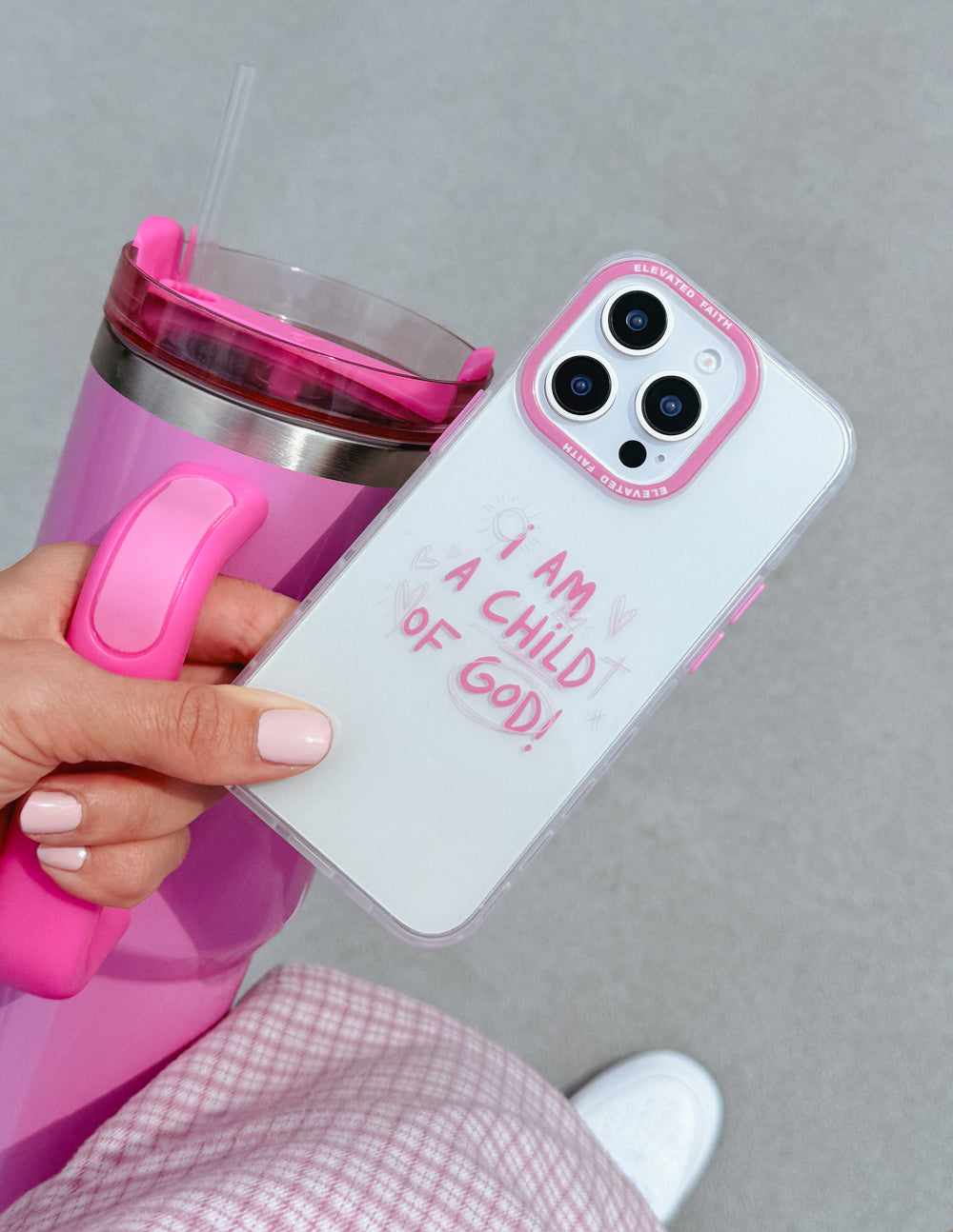 Handyhülle „Child of God“ in Pink