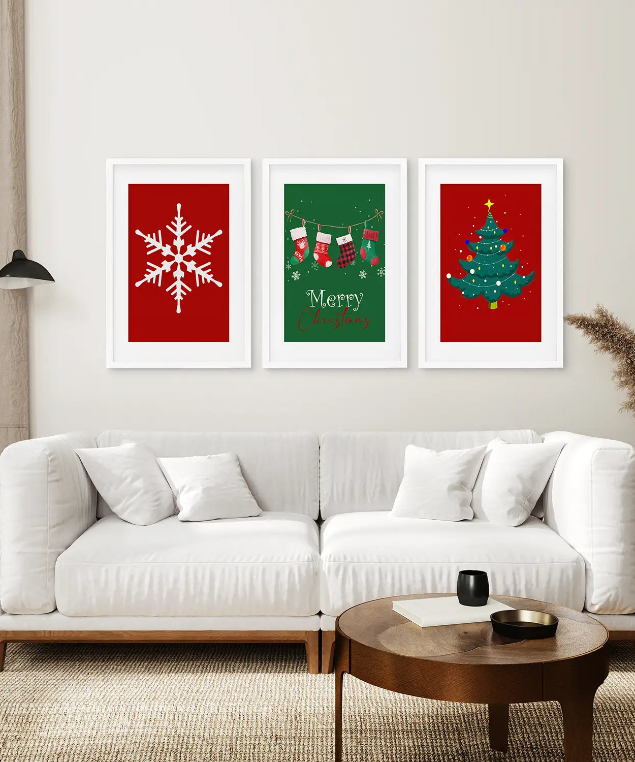 Moderne Weihnachtsdeko Kinderzimmer Wandkunstdrucke