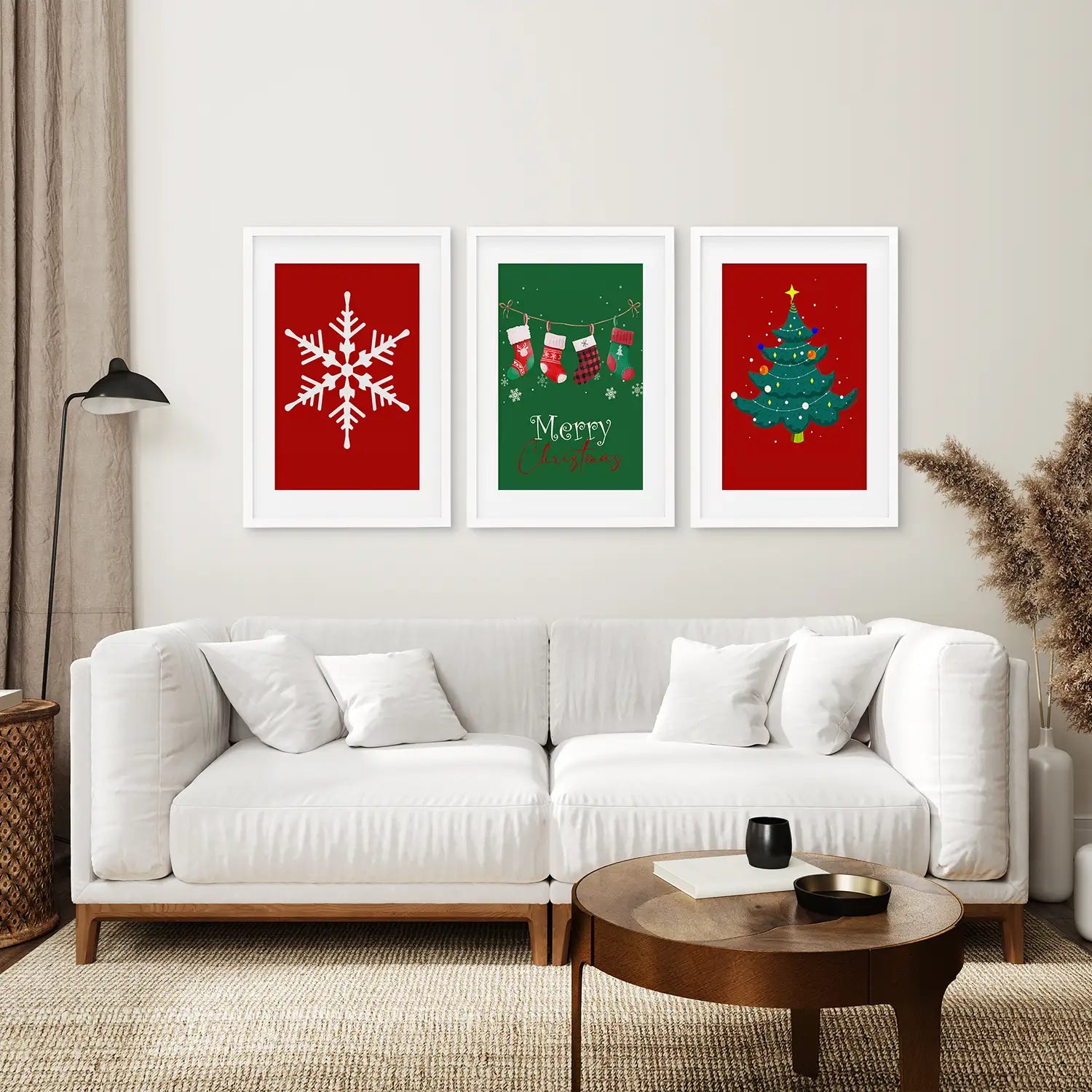 Moderne Weihnachtsdeko Kinderzimmer Wandkunstdrucke
