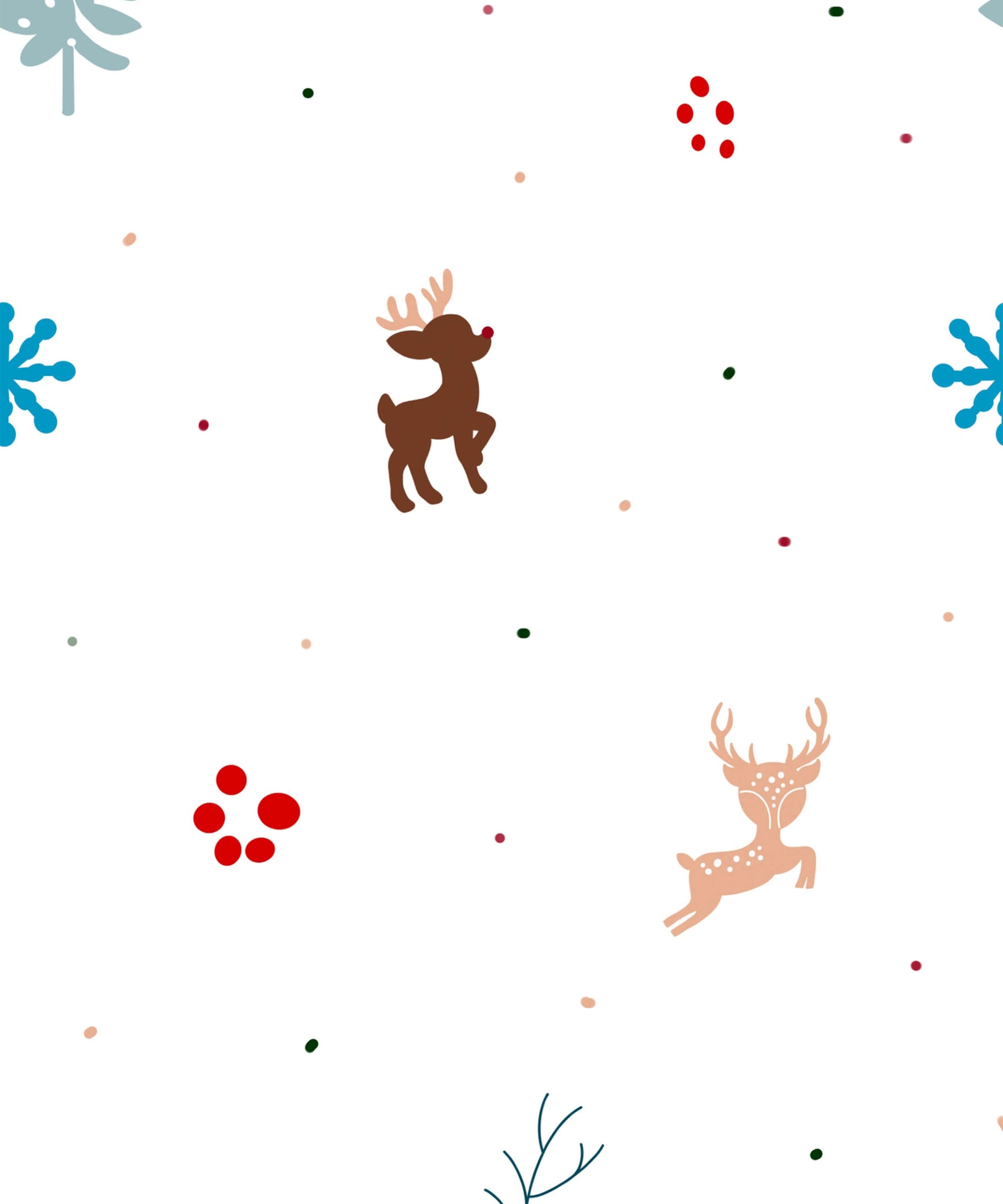 Christmas Raindeer Printed Canopy