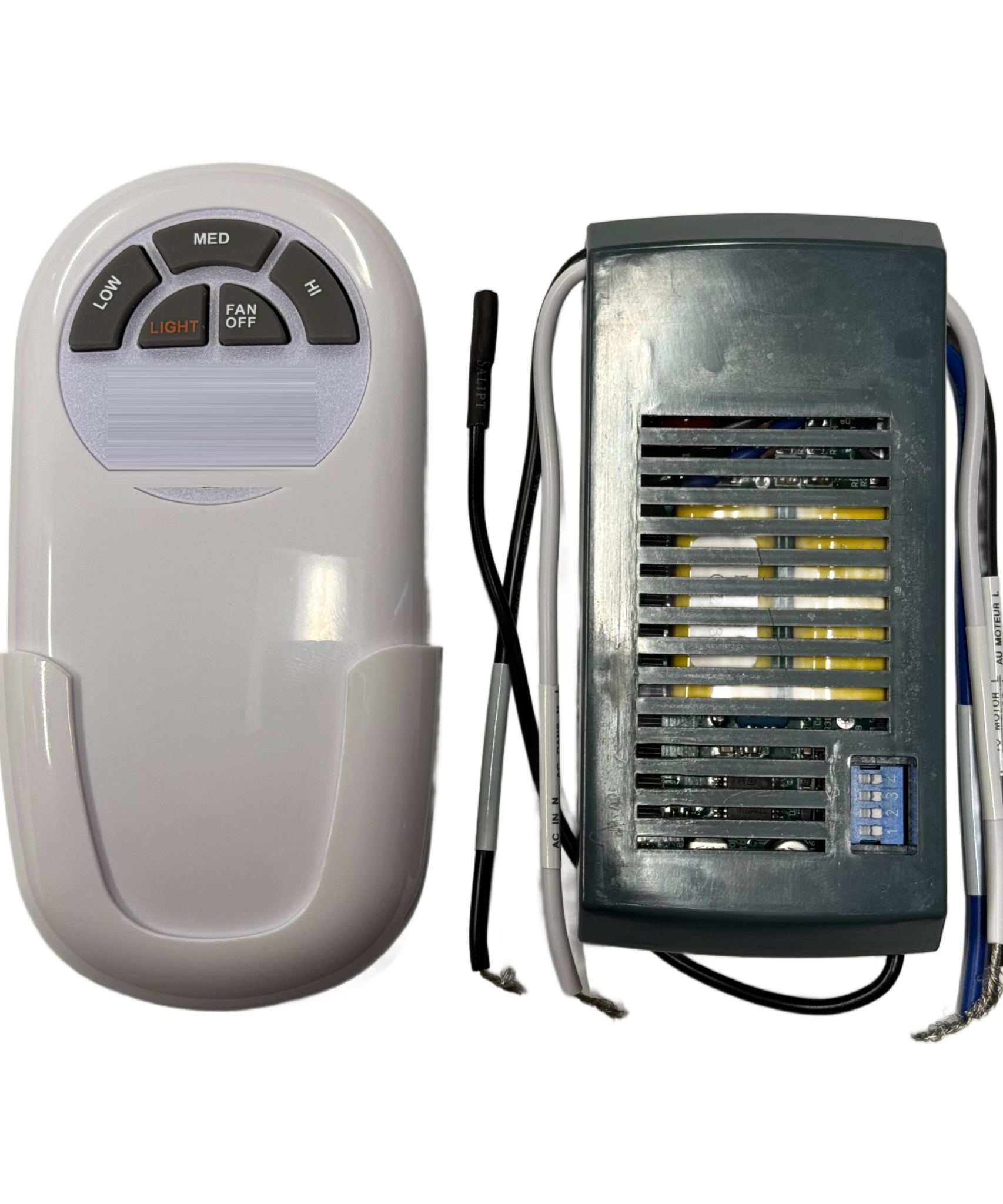 Hampton Bay Cobram 48 inch Ceiling Fan Replacement Remote Control and Receiver Kit - CobramRR