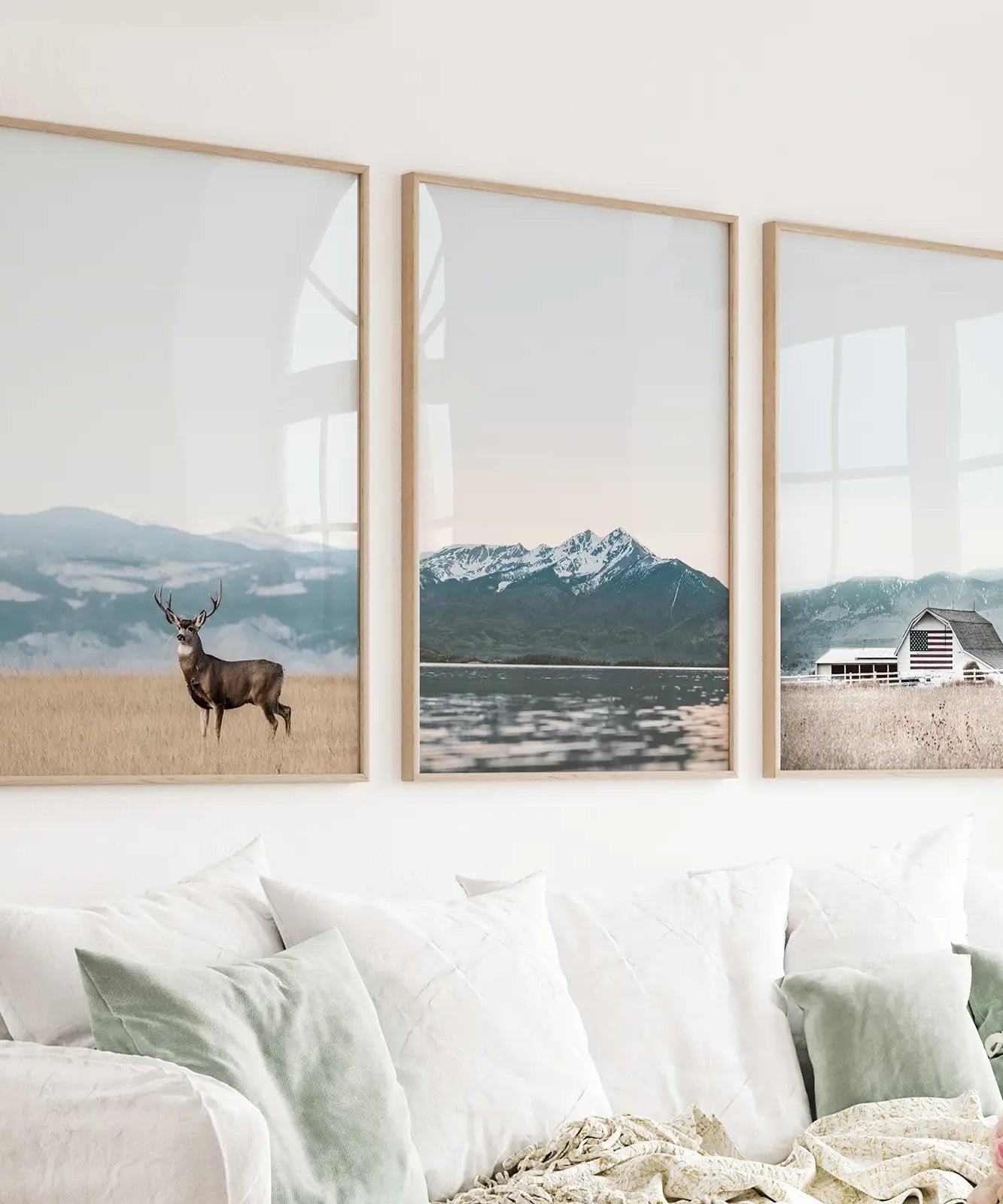 Set of 3 US Nature Photography. Colorado Travel Wall Art