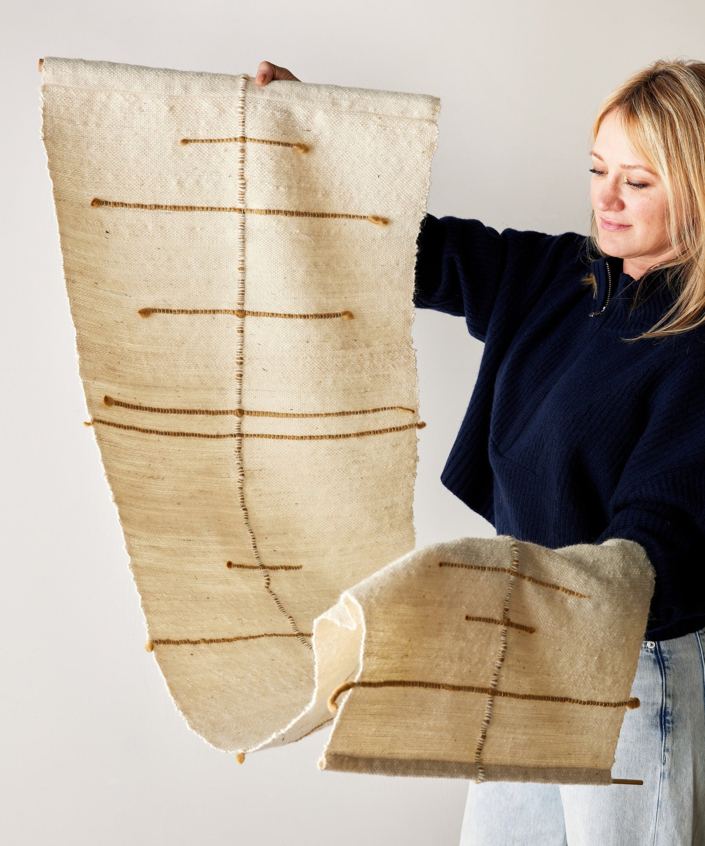 Compass Handwoven Cotton Wall Hanging