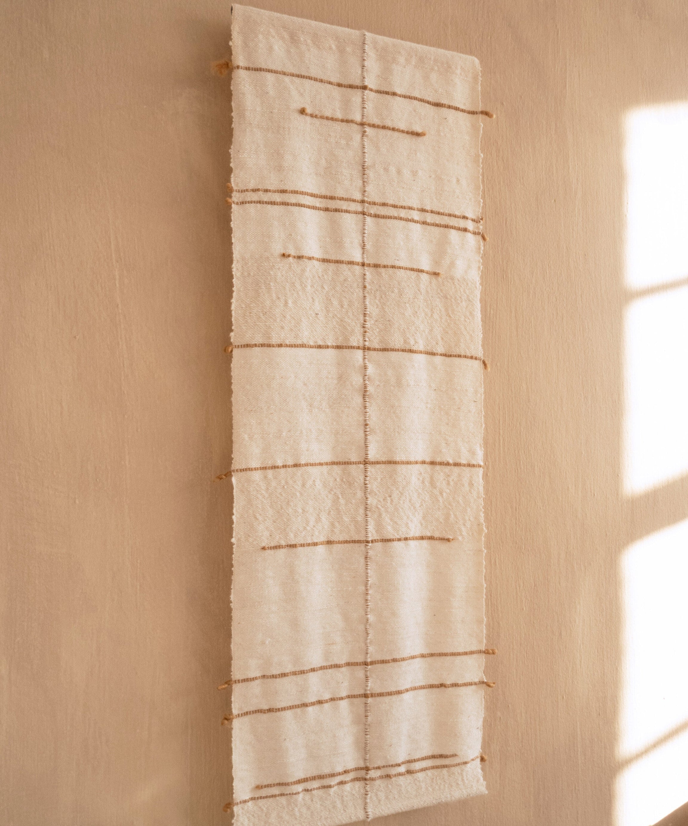 Compass Handwoven Cotton Wall Hanging