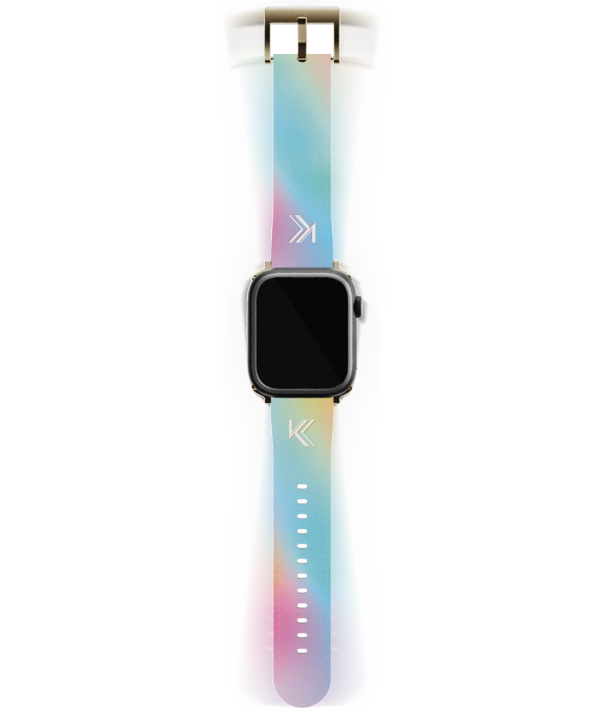 Zuckerwatte-Uhrenarmband