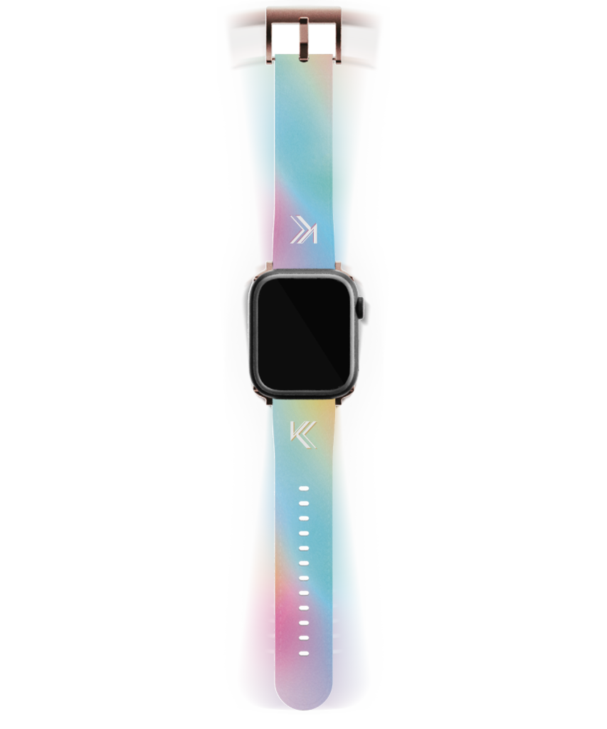 Zuckerwatte-Uhrenarmband