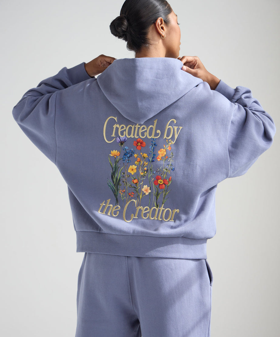 Created by the Creator Plum Full-Zip Hoodie