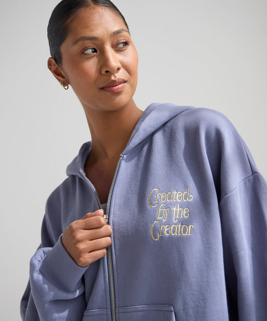 Created by the Creator Plum Full-Zip Hoodie