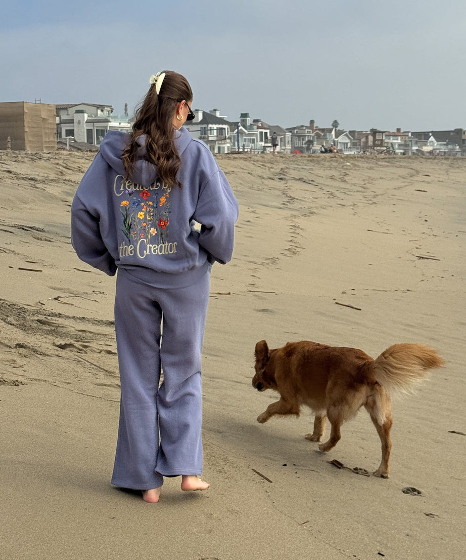 Created by the Creator Plum Full-Zip Hoodie