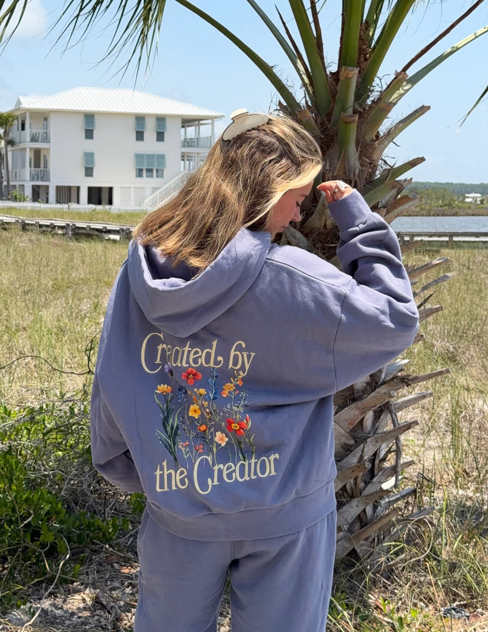 Created by the Creator Plum Full-Zip Hoodie