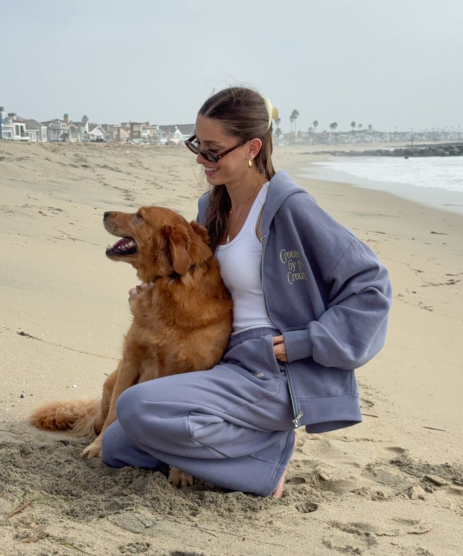 Created by the Creator Plum Full-Zip Hoodie