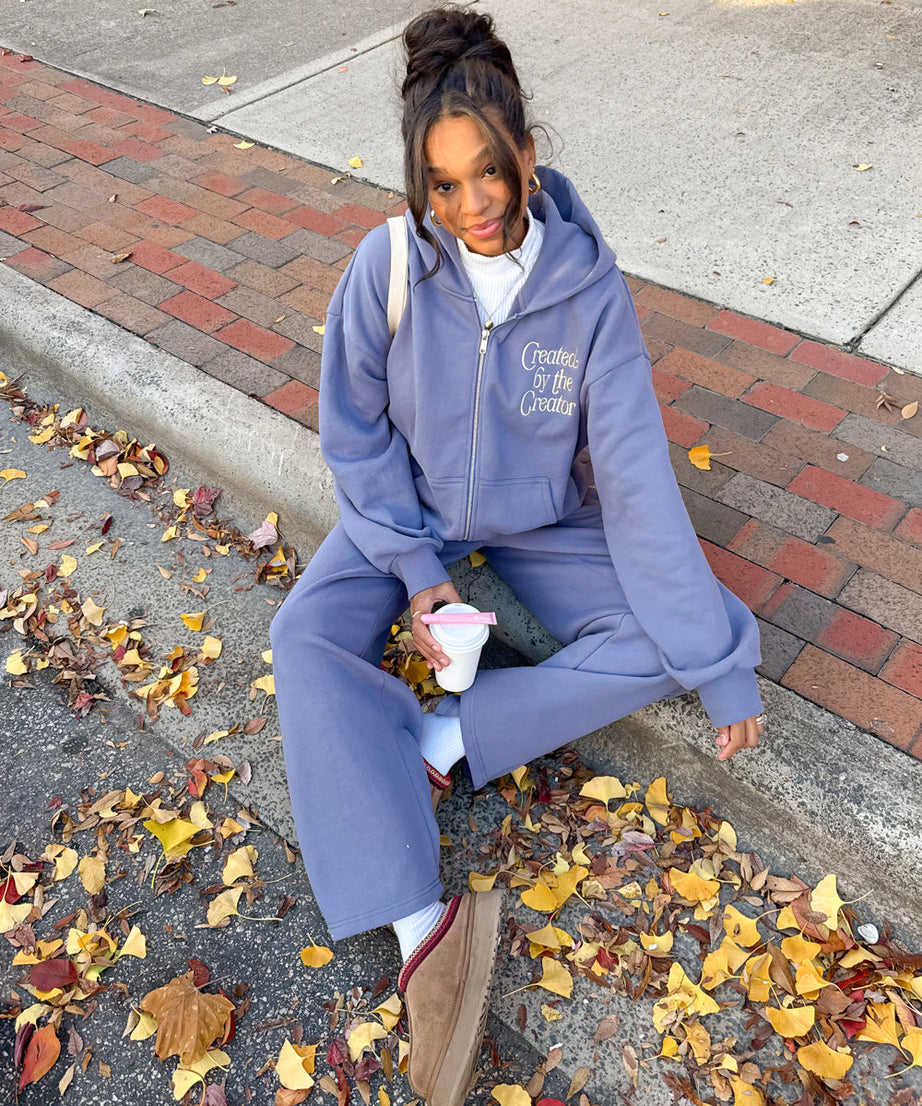 Created by the Creator Plum Full-Zip Hoodie
