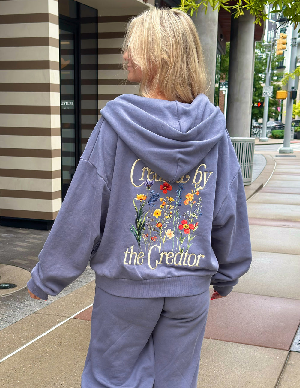 Created by the Creator Plum Full-Zip Hoodie