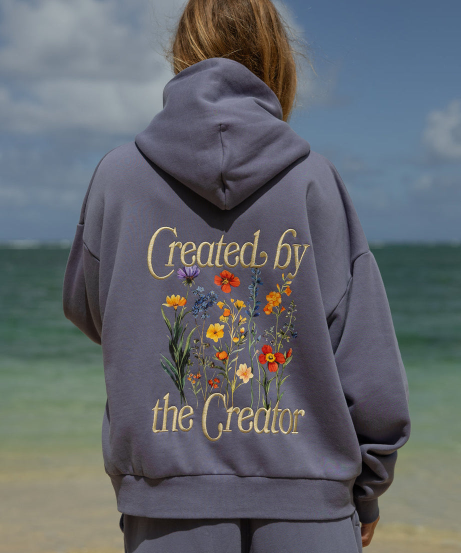 Created by the Creator Plum Full-Zip Hoodie