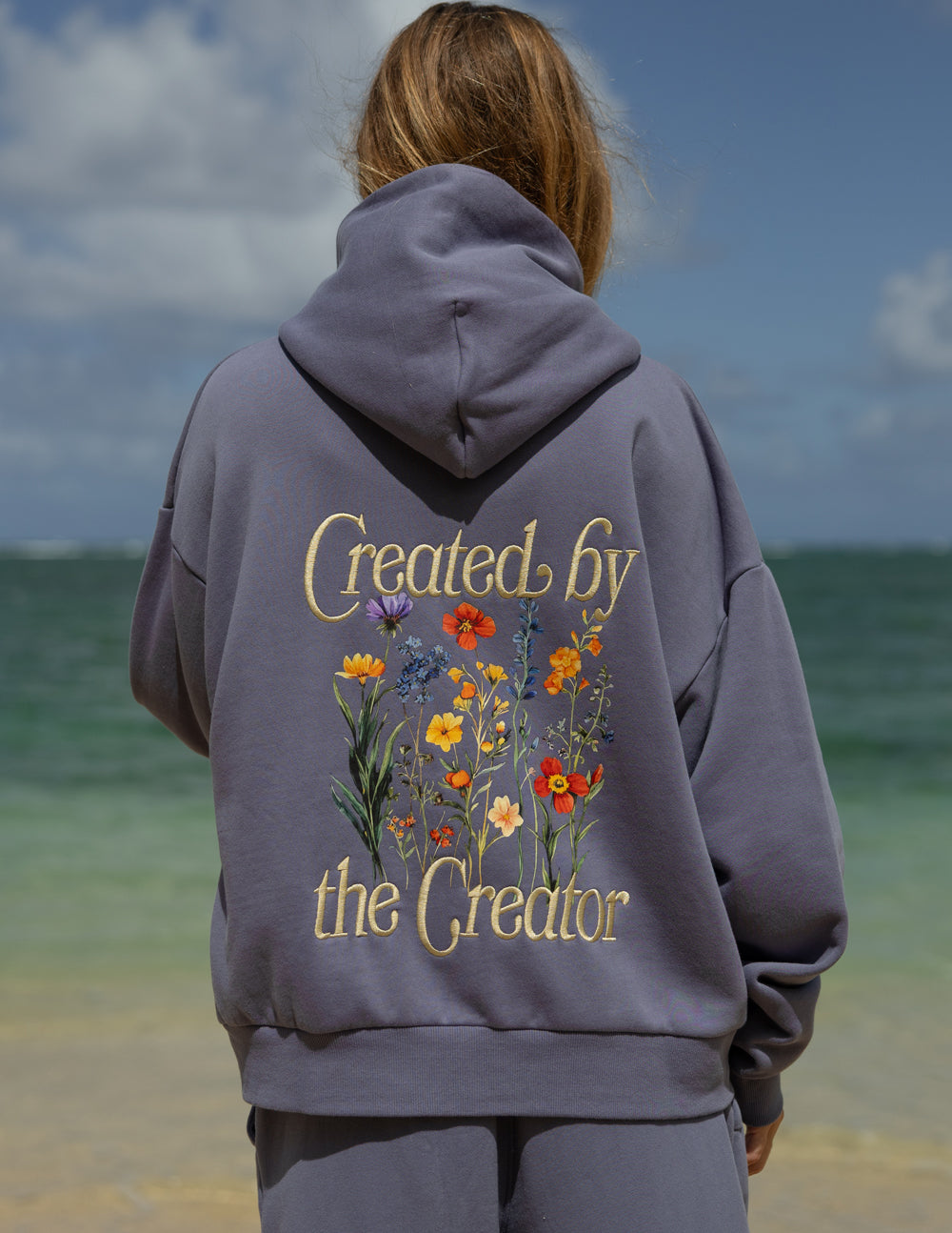 Created by the Creator Plum Full-Zip Hoodie