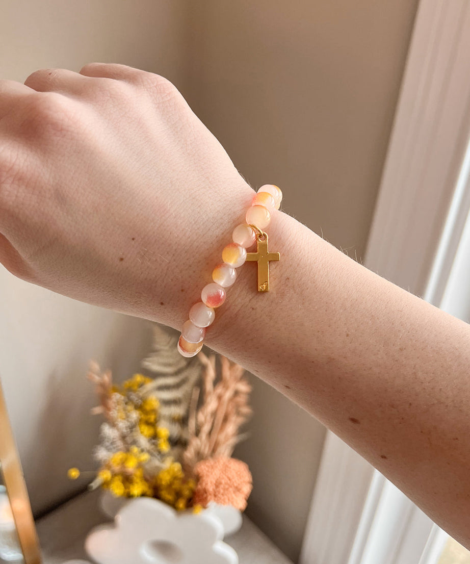 Cross Charm Bracelet