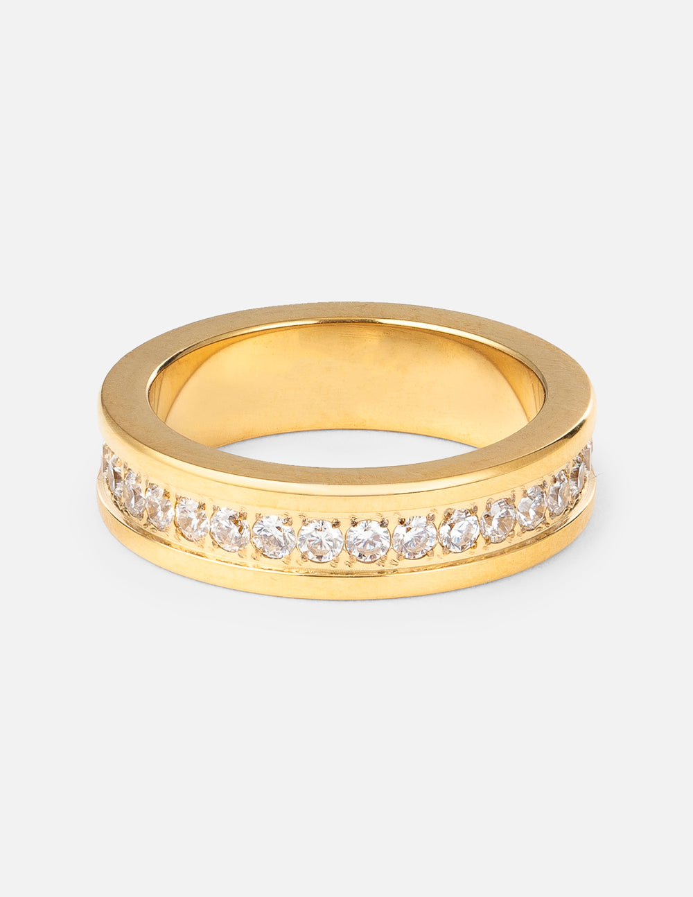 Cross Eternity Gem Ring Set