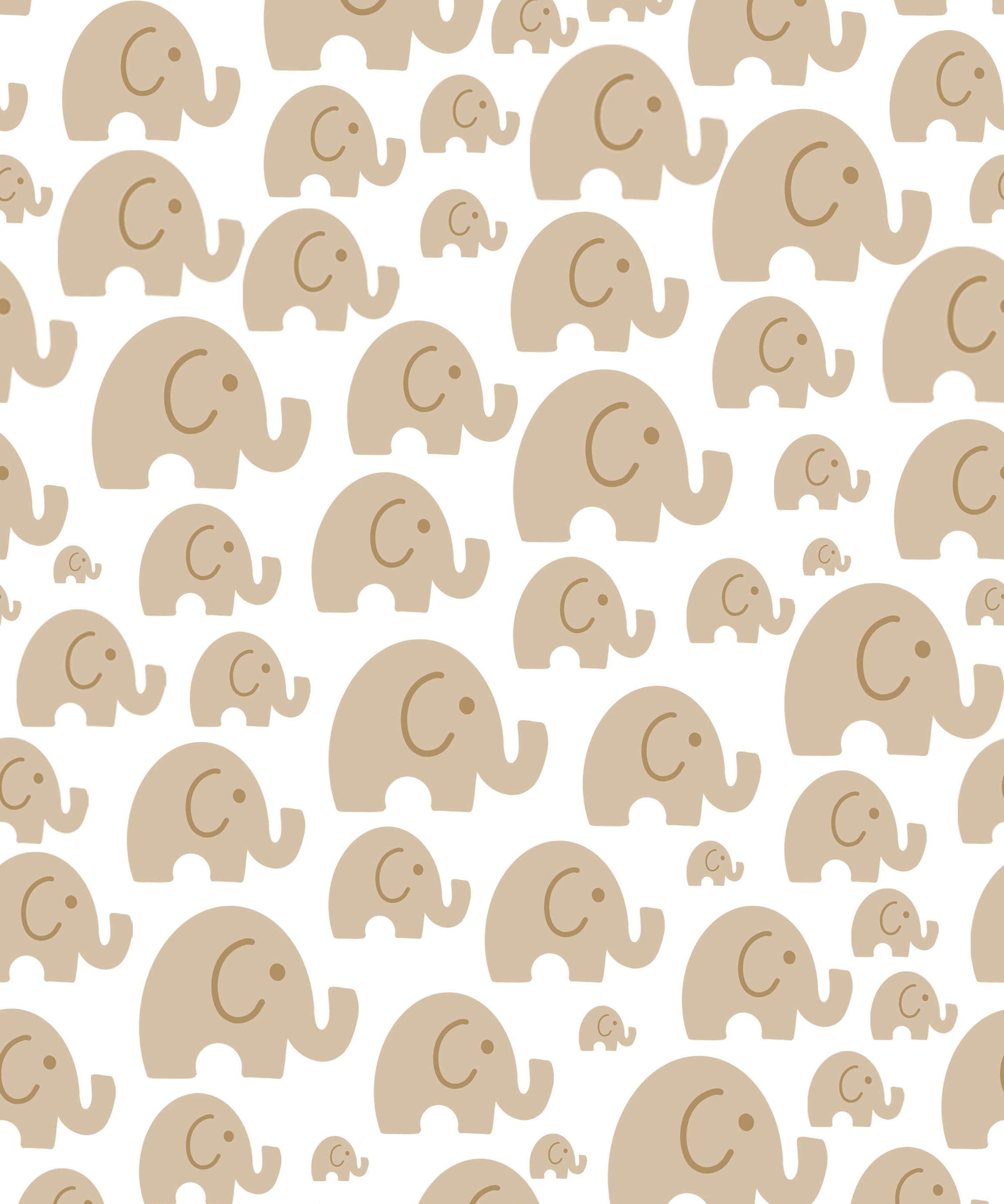 Cute Elephant Printed Canopy