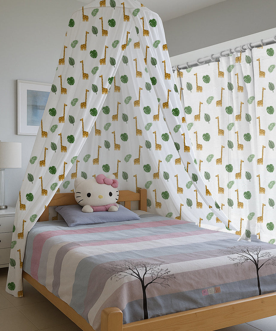 Cute Giraffe Printed Canopy