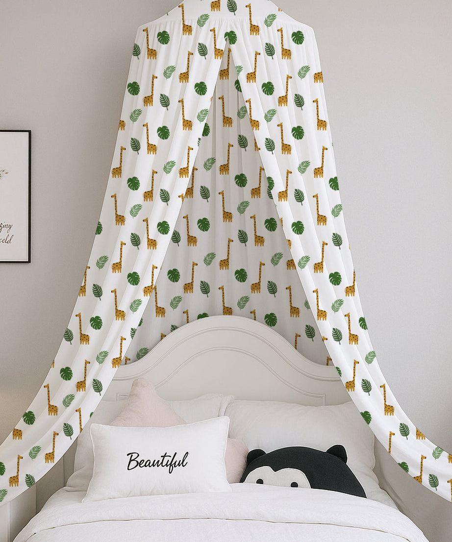 Cute Giraffe Printed Canopy