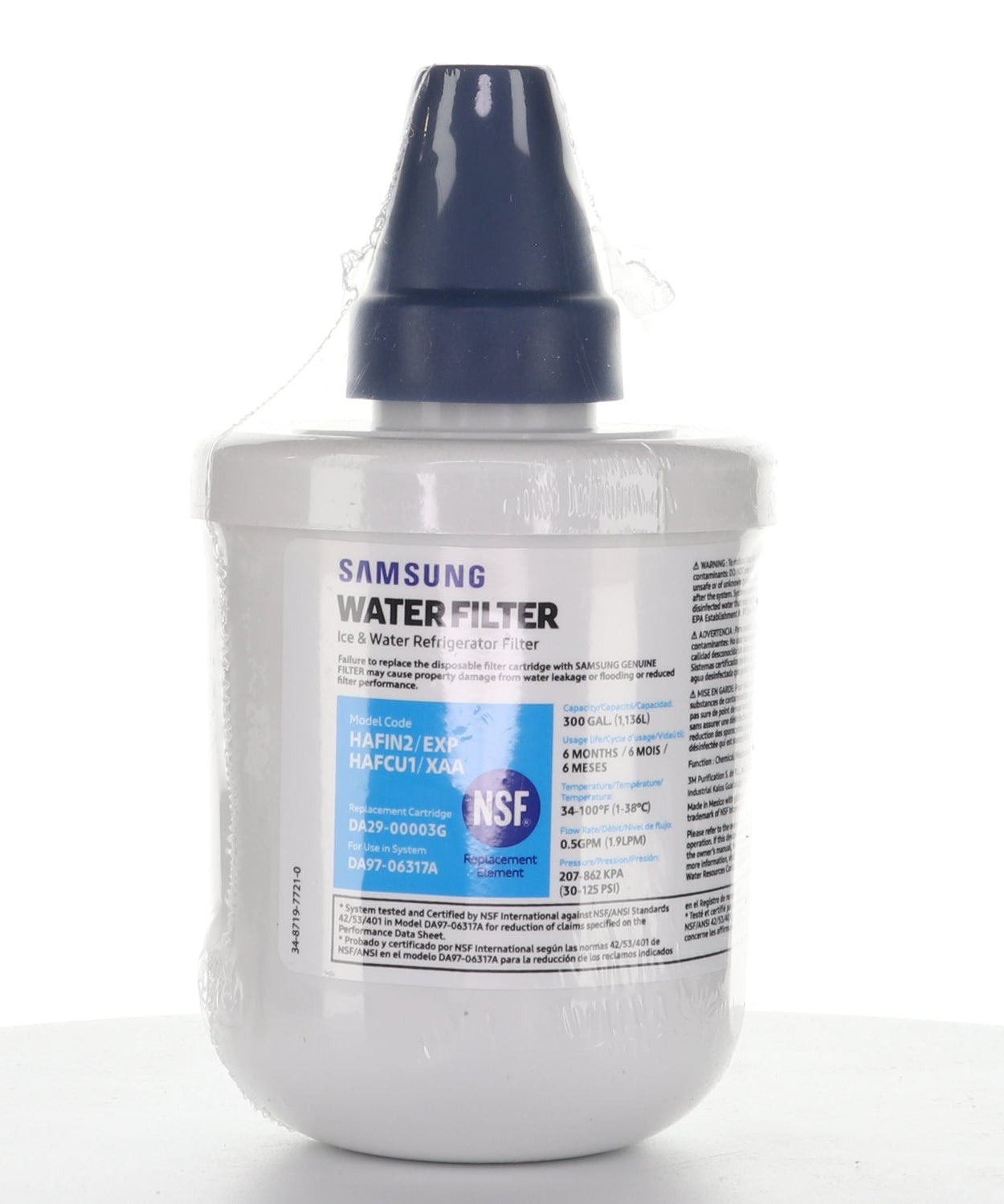 Samsung HAFIN2/EXP Original Ersatz-Kühlschrankwasserfilter – DA29-00003G (neue Version)