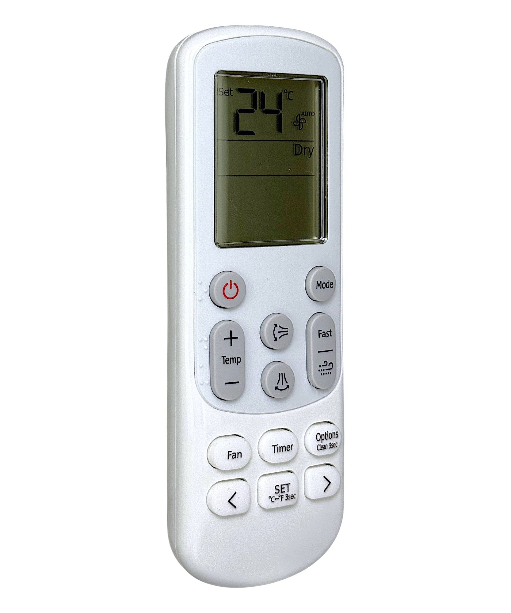 ANDERIC DB96-24901B / ARH5203 Replacement Air Conditioner Remote Control for Samsung Mini Split | LCD screen | Thermostatic - DB9624901B