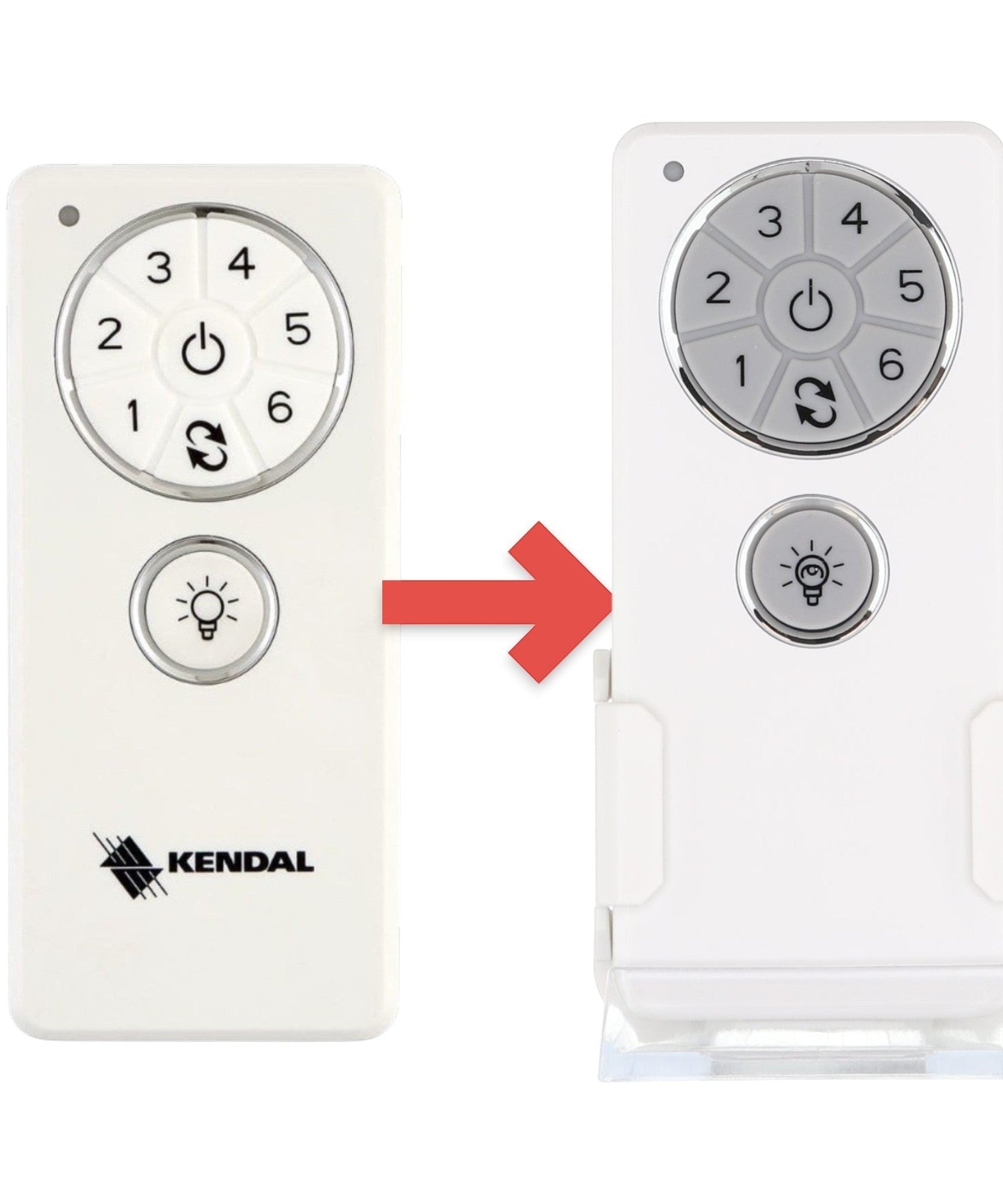 Anderic substitute for Kendal DC1 Ceiling Fan Remote Control Transmitter | for LOPRO [Anderic DC1]