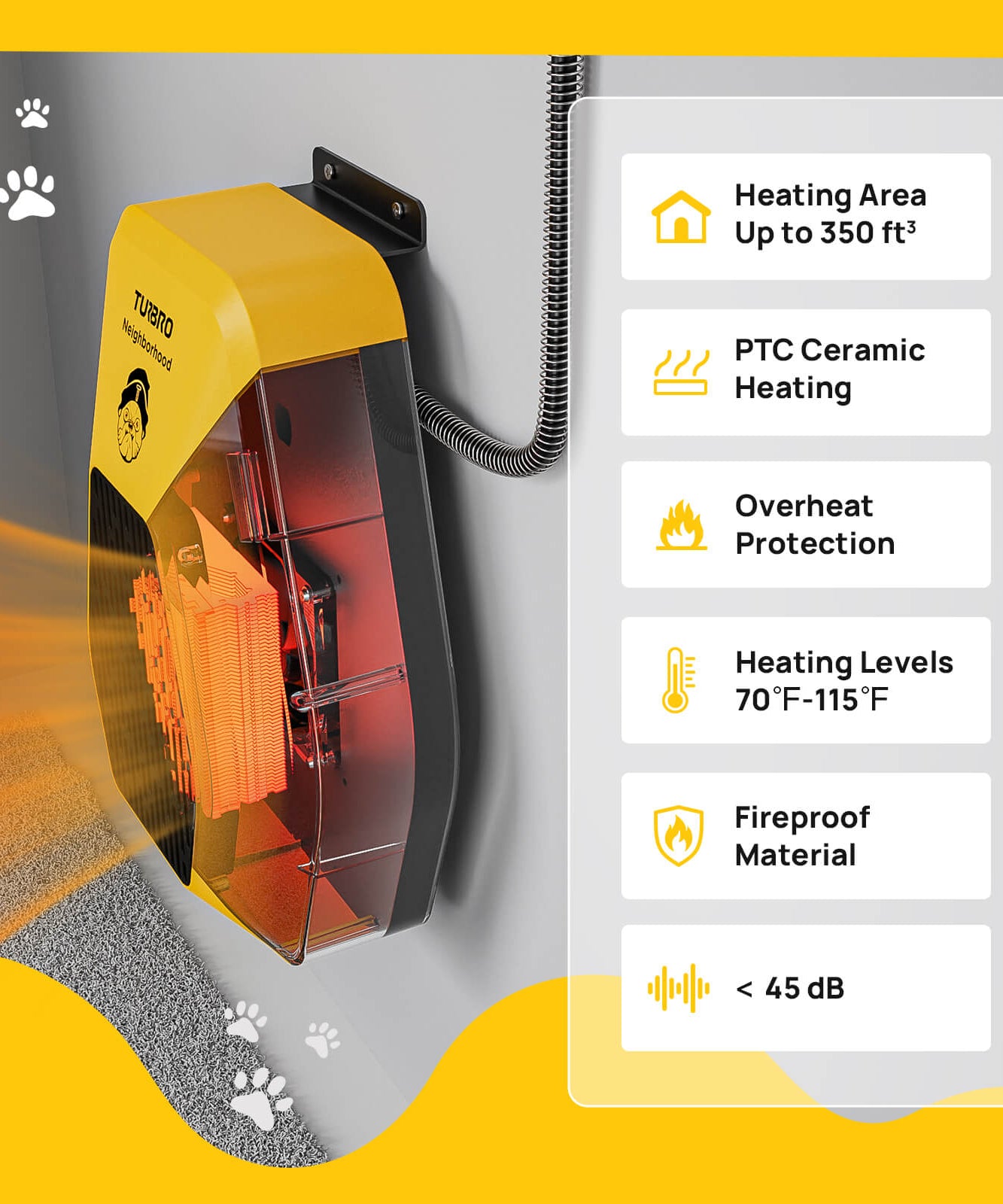 Neighborhood DH800A Dog House Heater