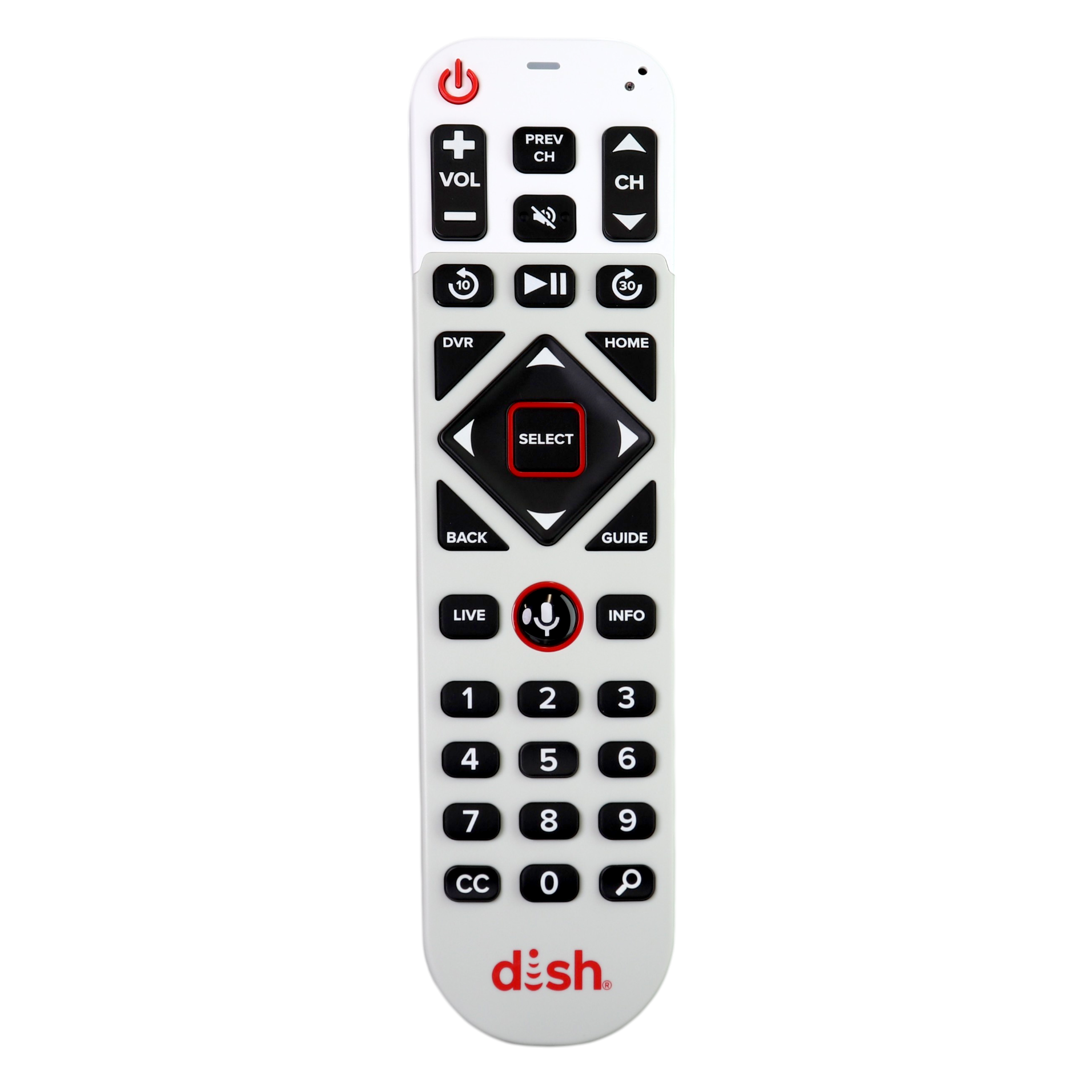 DISH 60.0 / RF4CE Satellite Box Remote Control with Voice - 60.0-VOICE