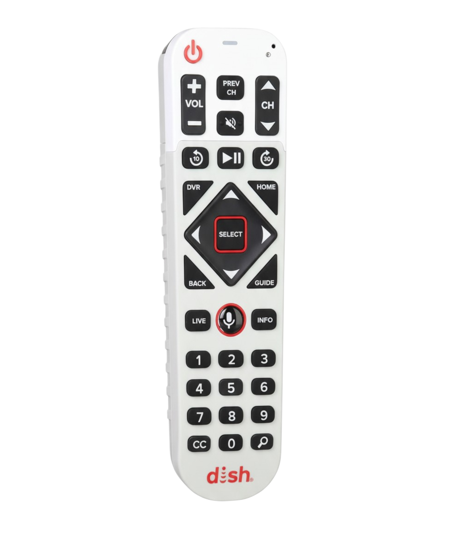 DISH 60.0 / RF4CE Satellite Box Remote Control with Voice - 60.0-VOICE